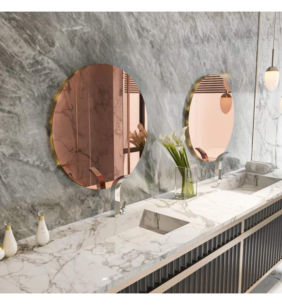 Specchio, Bronzo, Oro, MDF
