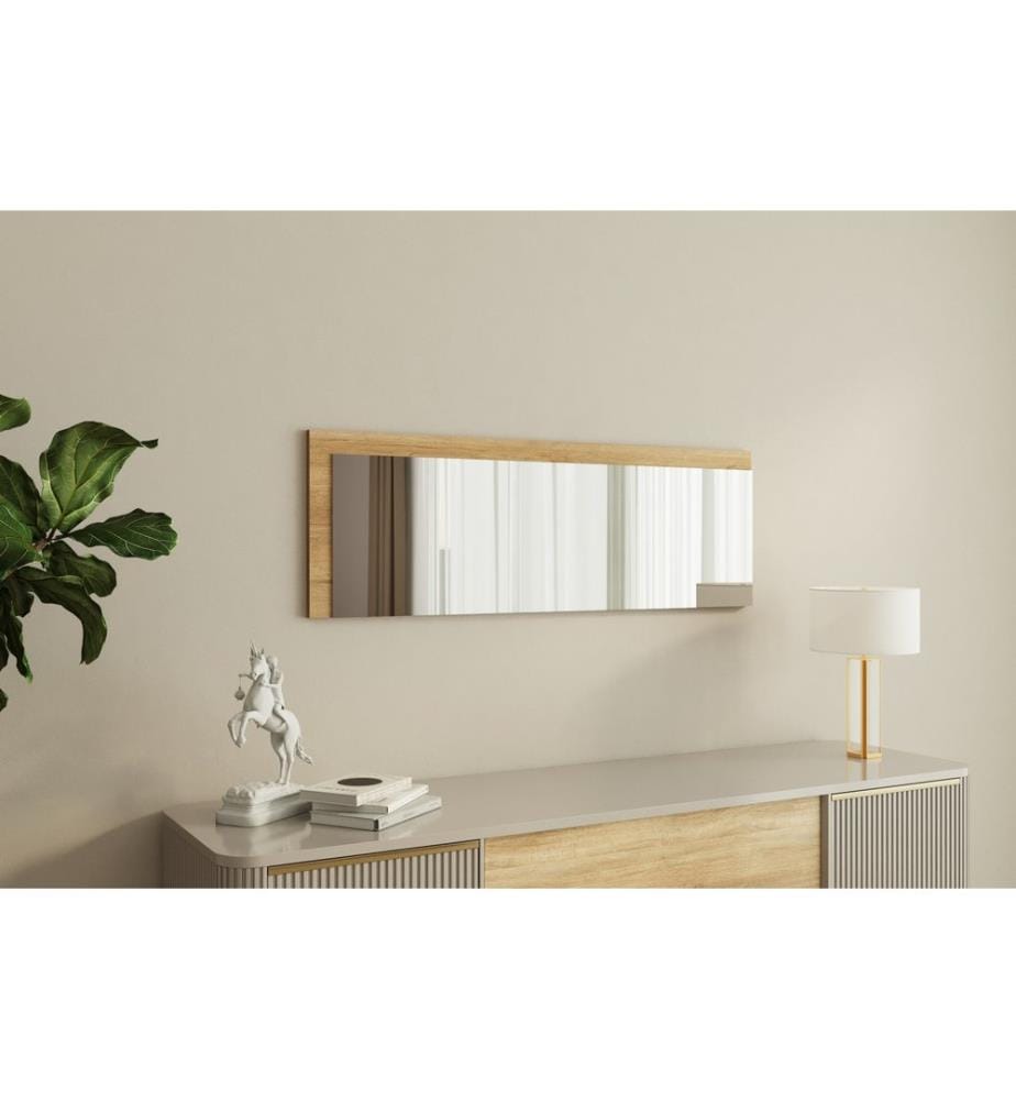 Specchio, Bianco, Naturale, 100% MDF