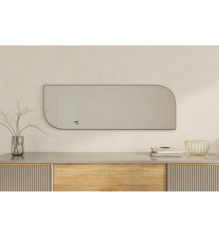 Specchio, nero, 100% MDF
