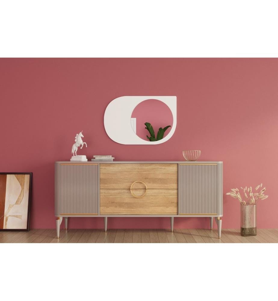 Specchio, bianco, 100% MDF