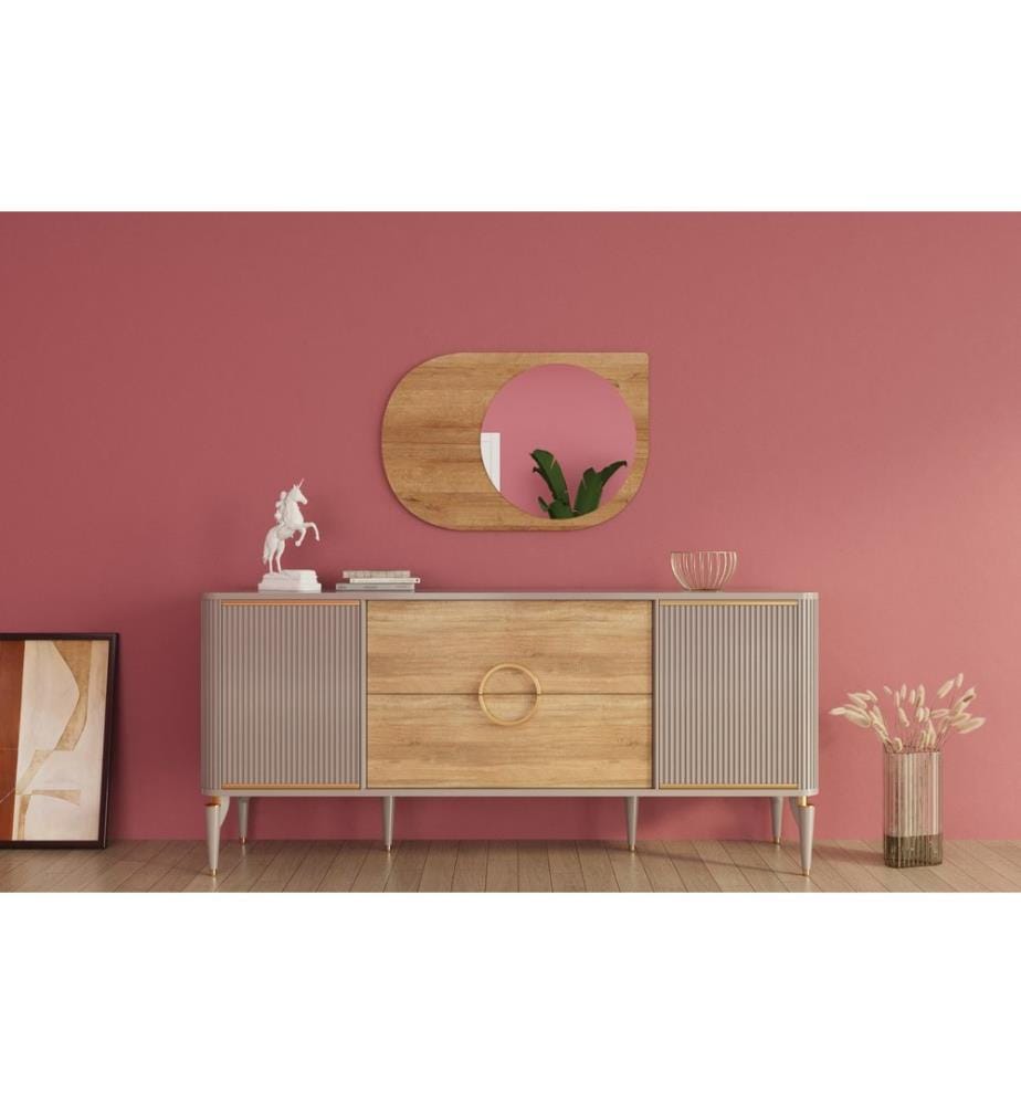 Spiegel, Saphir-Eiche, 100 % MDF