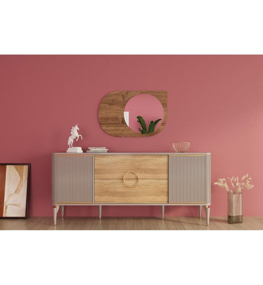 Specchio, noce, 100% MDF