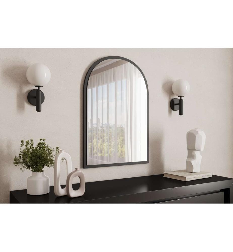 Specchio, nero, 100% MDF