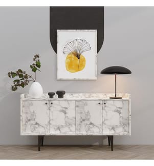 Console, marmo di Carrara, 100% PANNELLO DI PARTICELLE RIVESTITO IN MELAMMINA