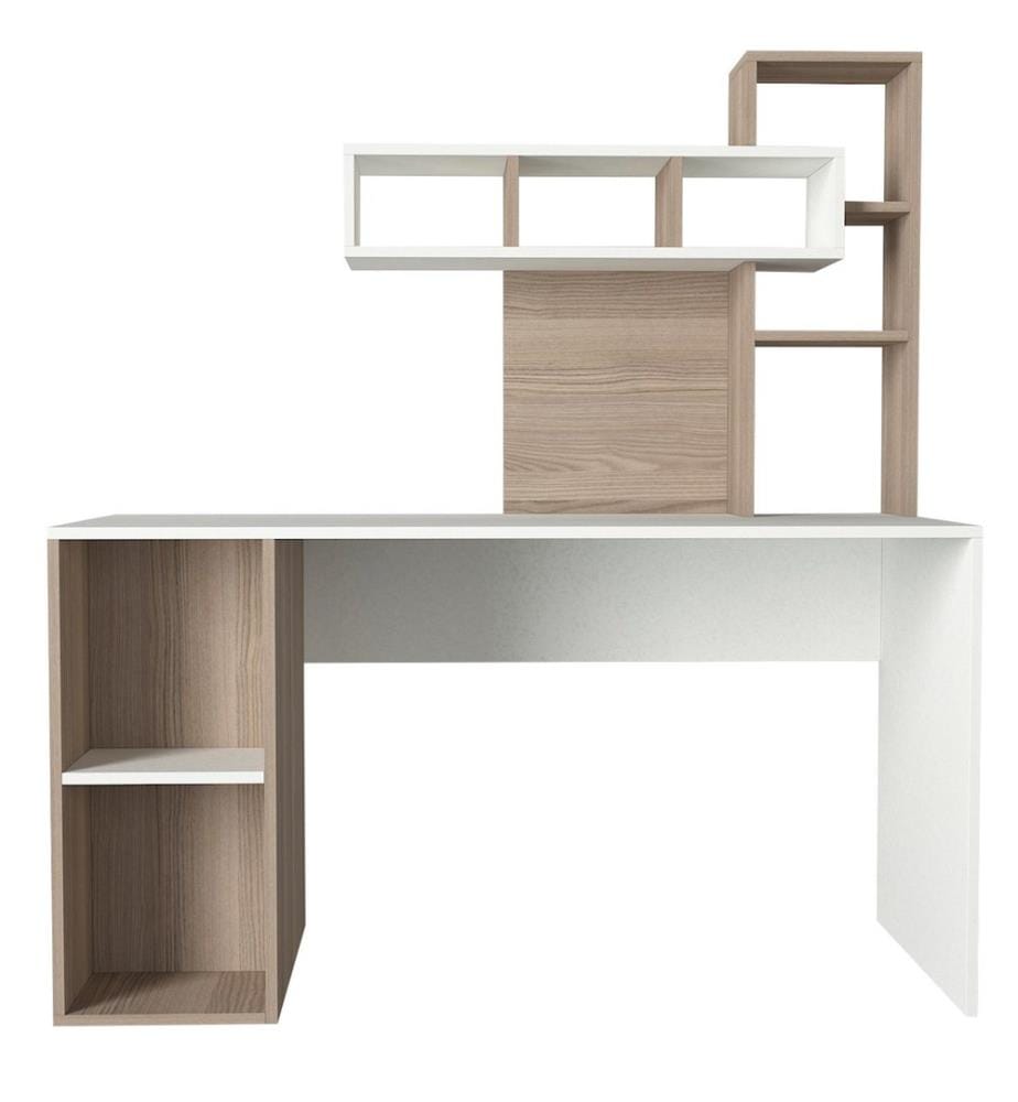 Blanc, Tables Basses, 153,8X140X60 cm, Plaque De Particules Enrobée De Mélamine