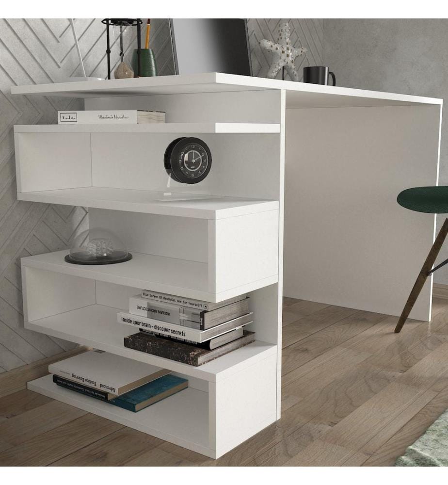 Blanc, Tables Basses, 75X120X60 cm, Plaque De Particules Enrobée De Mélamine