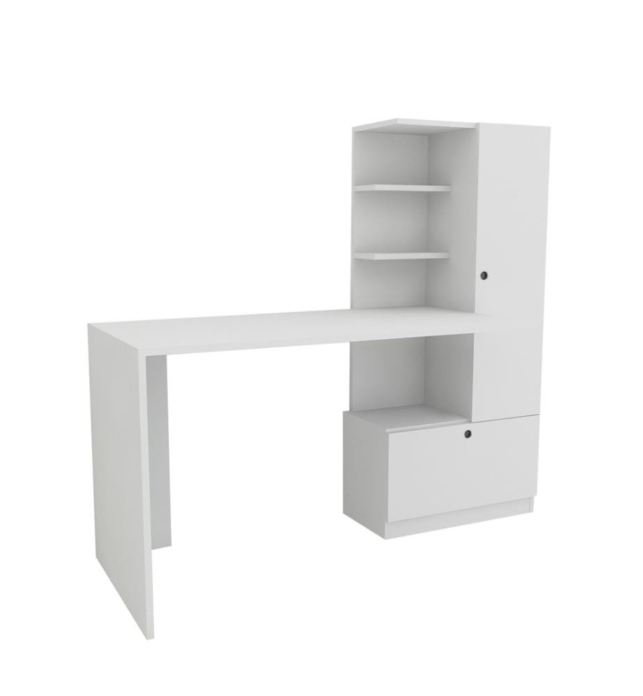 Weiss, Couchtische, 73,8X120X61,8 cm, Melaminbeschichtete Partikelplatte