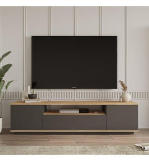 Pino Atlantico, Armadi Tv, 44.6X180X44,5 cm, Piastra Di Particelle Con Rivestimento Melaminico