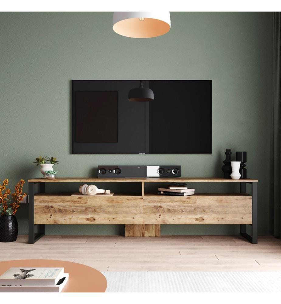 TV Unit, Atlantic Pine, Melamine Coated Particle Board