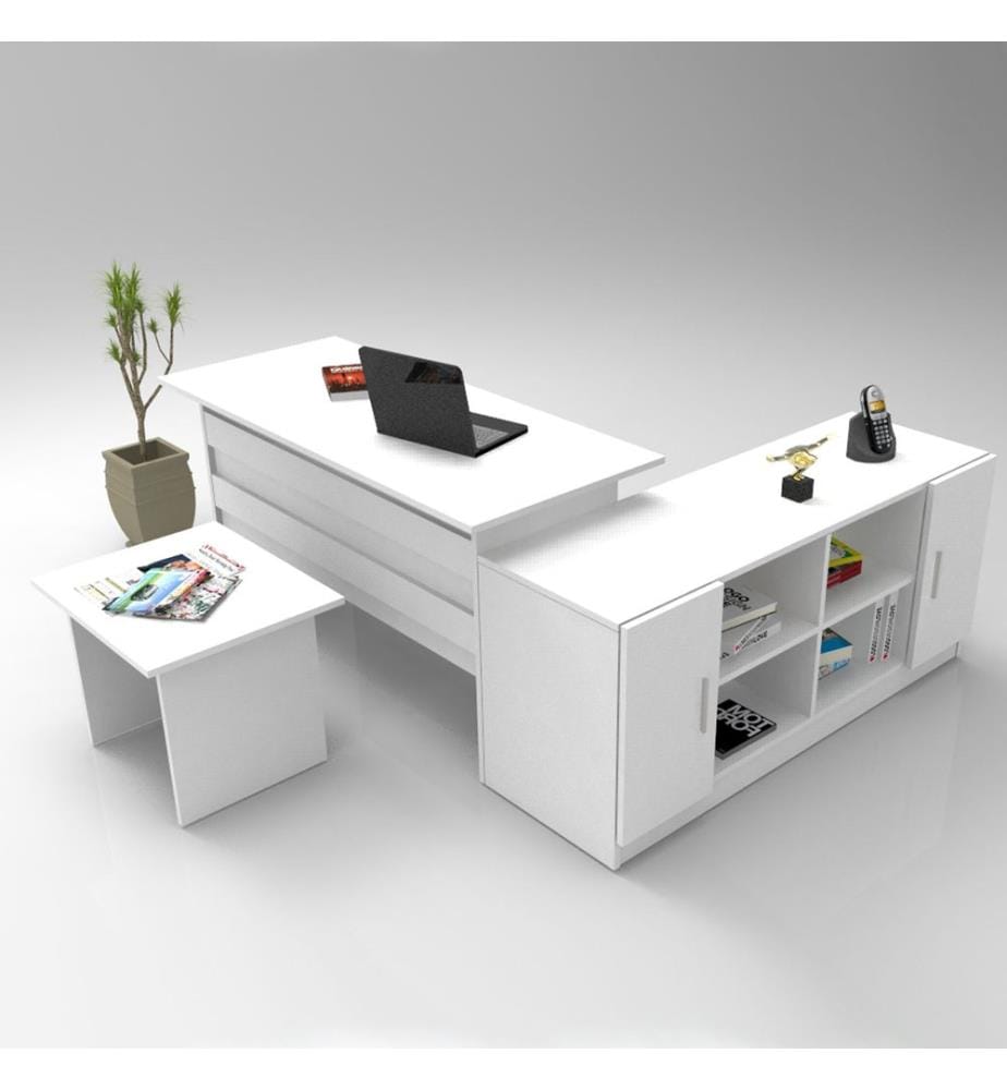 Weiss, Wohnzimmer, 73,8X140X60 cm, Melaminbeschichtete Partikelplatte