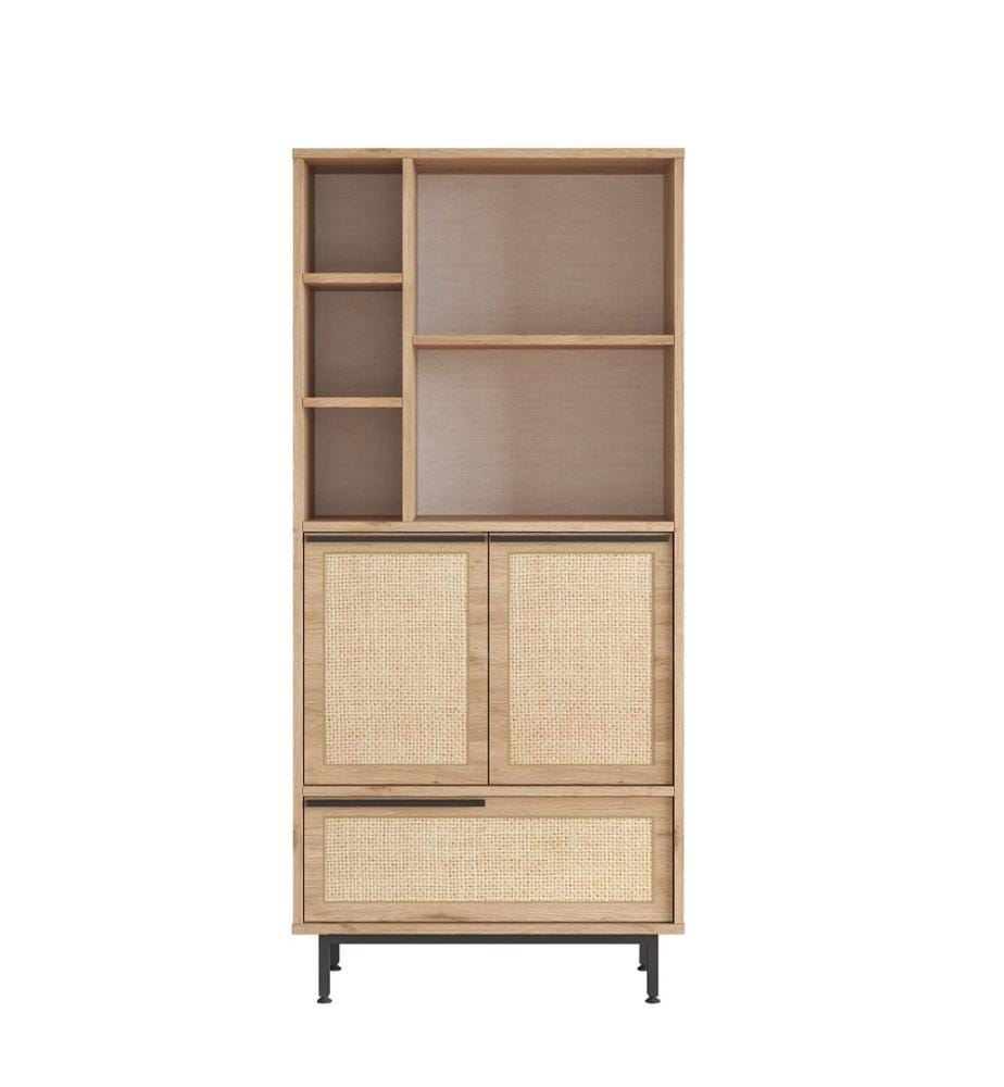 Badezimmerschrank, Walnuss, Eiche, Melaminbeschichtete Spanplatte