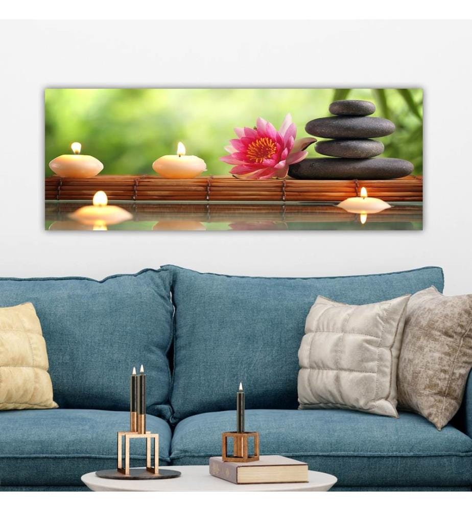 Dekoratives Leinwandbild, mehrfarbig, 100 % LEINWAND, Rahmen: 100 % HOLZ