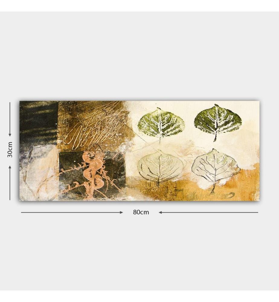 Dekoratives Leinwandbild, mehrfarbig, 100 % LEINWAND, Rahmen: 100 % HOLZ