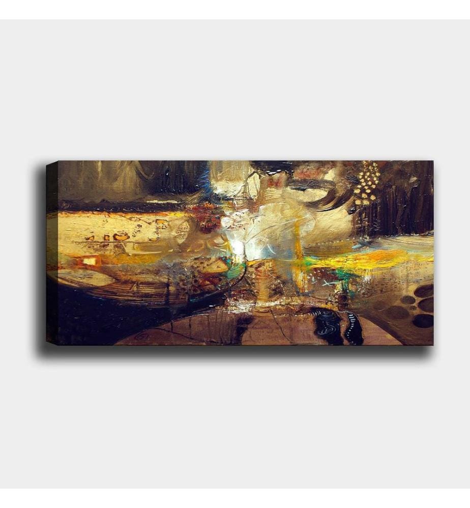 Dekoratives Leinwandbild, mehrfarbig, 100 % LEINWAND, Rahmen: 100 % HOLZ