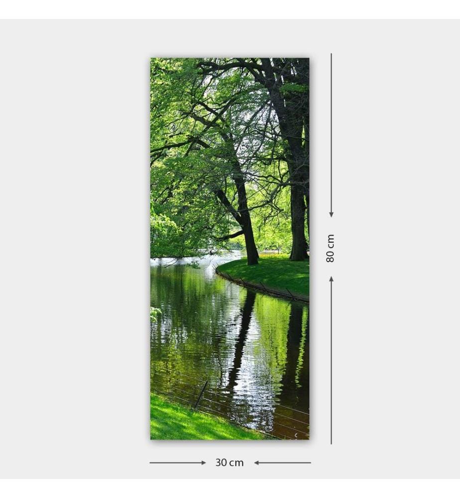 Dekoratives Leinwandbild, mehrfarbig, 100 % LEINWAND, Rahmen: 100 % HOLZ