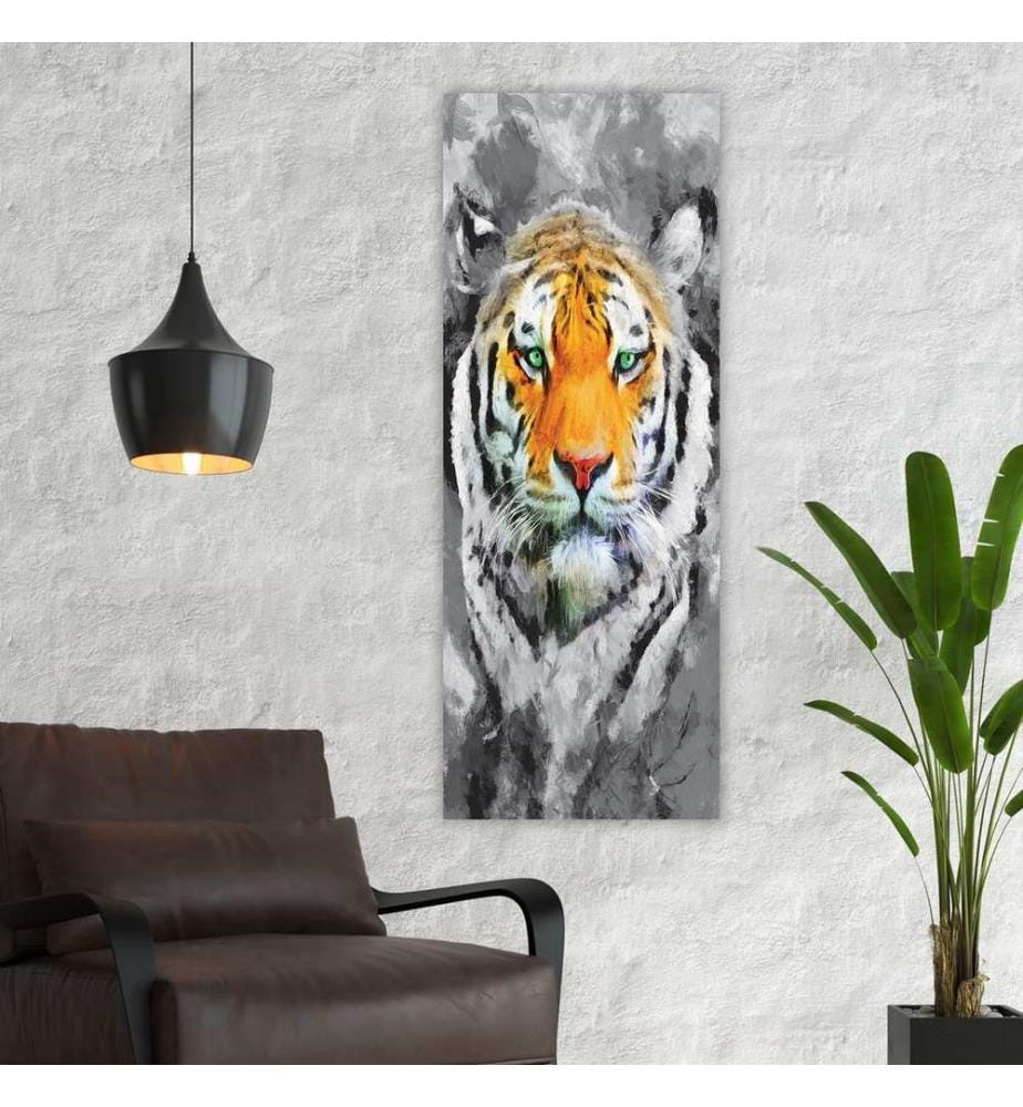 Dekoratives Leinwandbild, mehrfarbig, 100 % LEINWAND, Rahmen: 100 % HOLZ