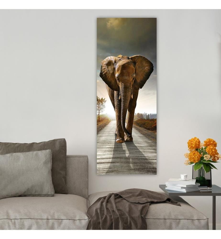 Dekoratives Leinwandbild, mehrfarbig, 100 % LEINWAND, Rahmen: 100 % HOLZ