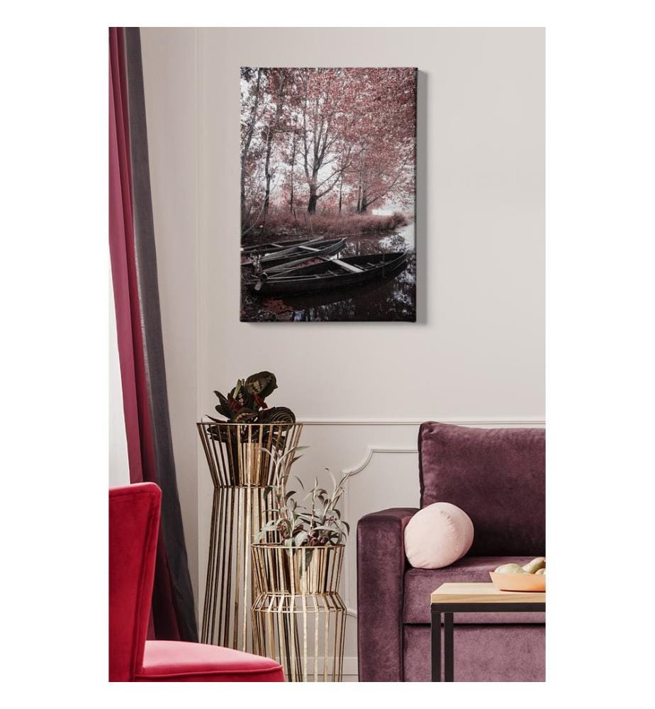 Dekoratives Leinwandbild, mehrfarbig, 100 % LEINWAND, Rahmen: 100 % HOLZ