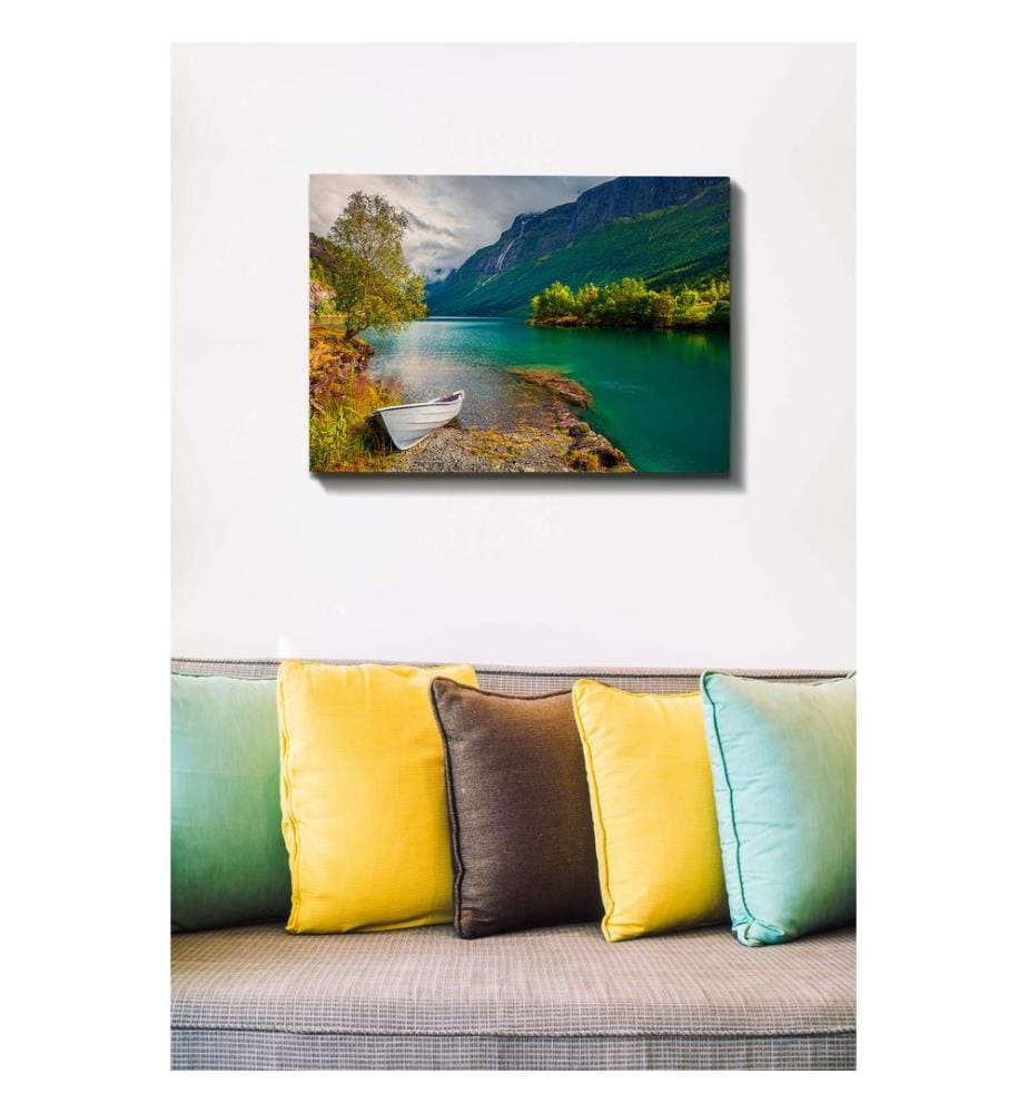 Dekoratives Leinwandbild, mehrfarbig, 100 % LEINWAND, Rahmen: 100 % HOLZ