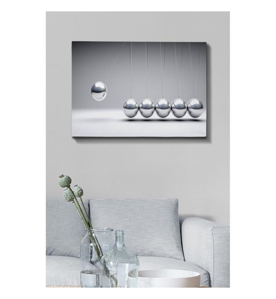Dekoratives Leinwandbild, mehrfarbig, 100 % LEINWAND, Rahmen: 100 % HOLZ