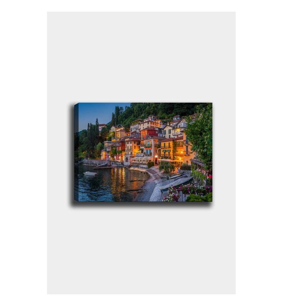 Dekoratives Leinwandbild, mehrfarbig, 100 % LEINWAND, Rahmen: 100 % HOLZ