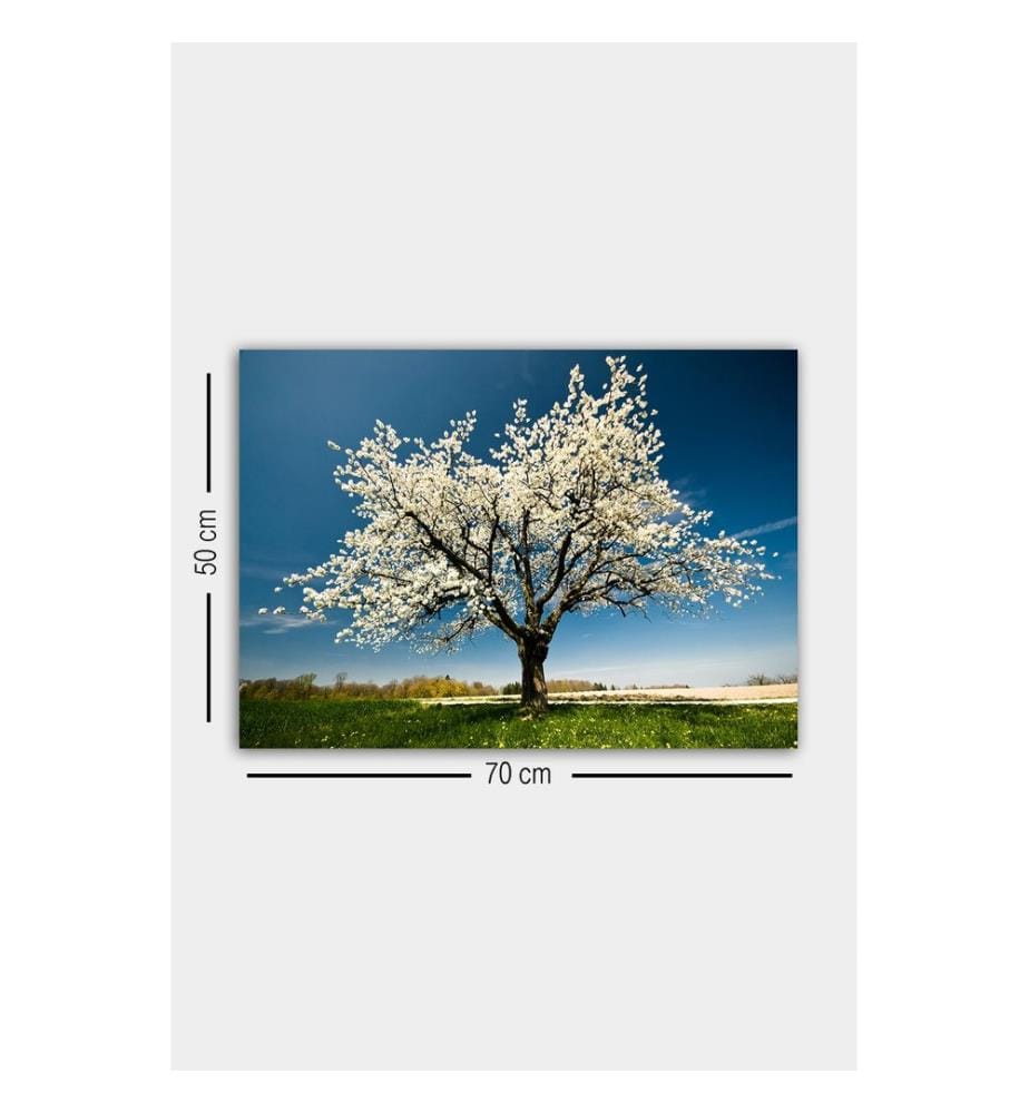 Dekoratives Leinwandbild, mehrfarbig, 100 % LEINWAND, Rahmen: 100 % HOLZ