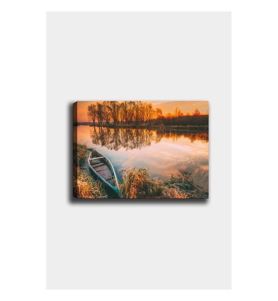 Dekoratives Leinwandbild, mehrfarbig, 100 % LEINWAND, Rahmen: 100 % HOLZ
