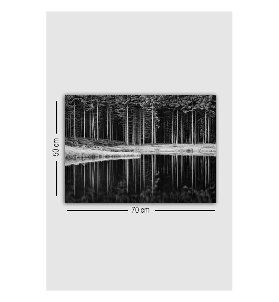 Dekoratives Leinwandbild, mehrfarbig, 100 % LEINWAND, Rahmen: 100 % HOLZ
