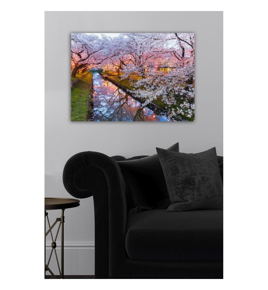 Dekoratives Leinwandbild, mehrfarbig, 100 % LEINWAND, Rahmen: 100 % HOLZ