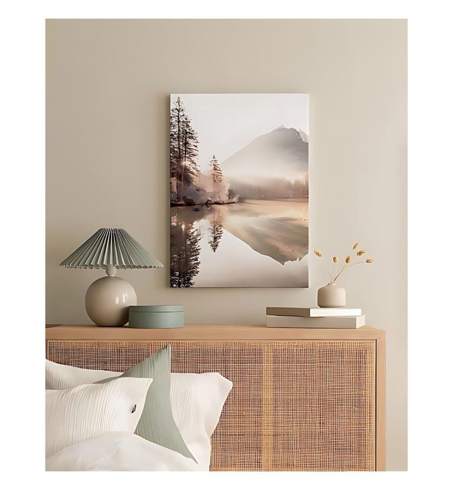 Dekoratives Leinwandbild, mehrfarbig, 100 % LEINWAND