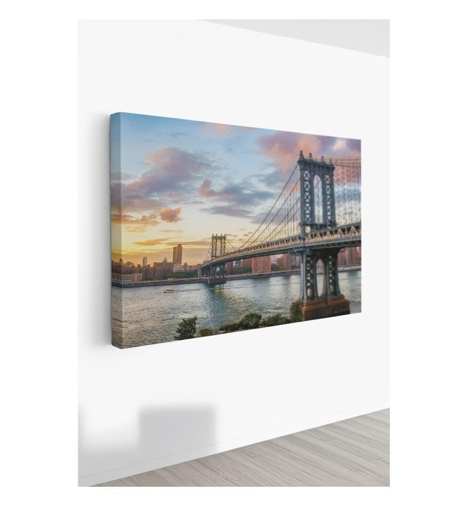 Dekoratives Leinwandbild, mehrfarbig, 100 % LEINWAND