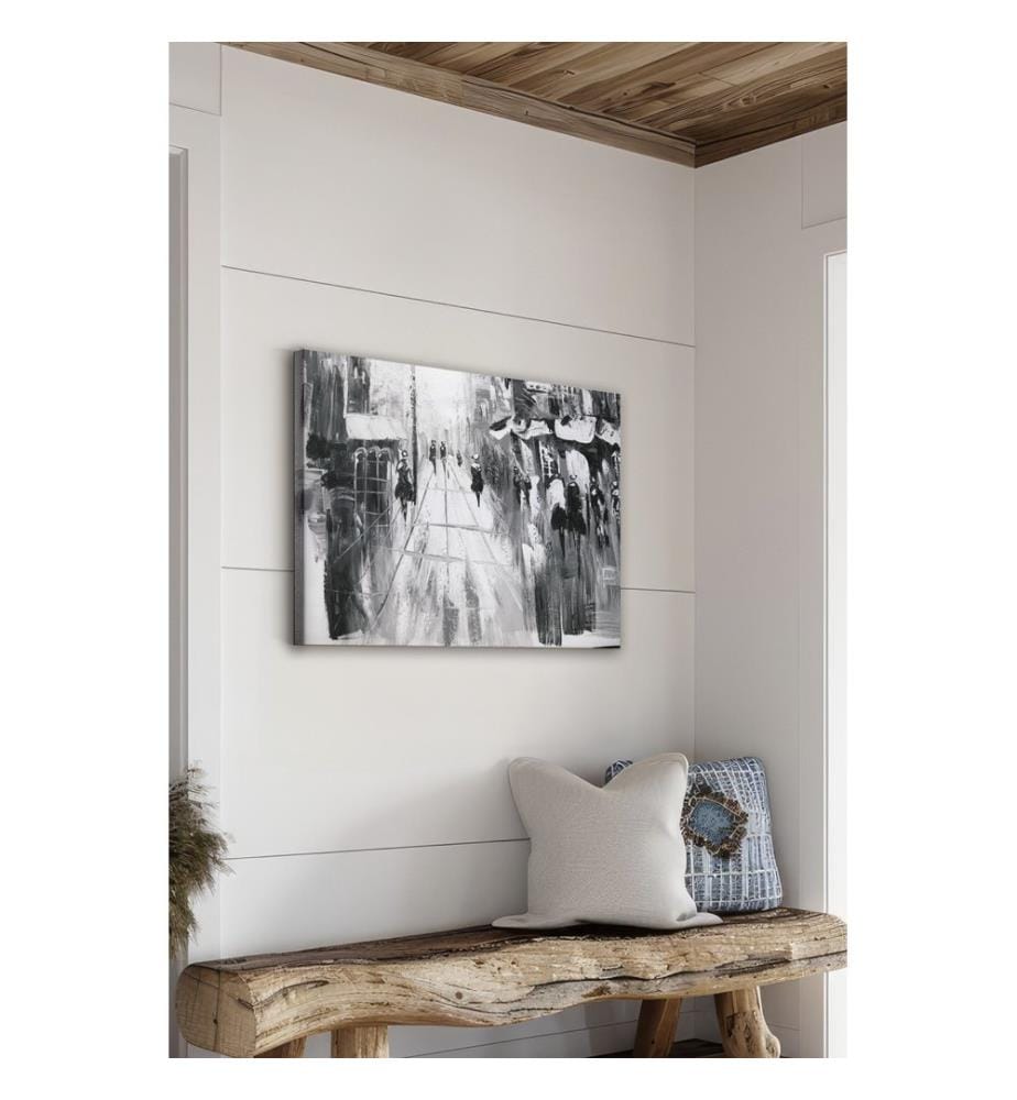 Dekoratives Leinwandbild, mehrfarbig, 100 % LEINWAND