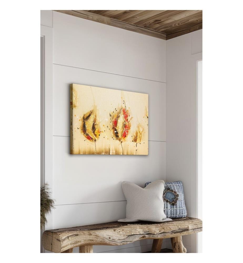 Dekoratives Leinwandbild, mehrfarbig, 100 % LEINWAND