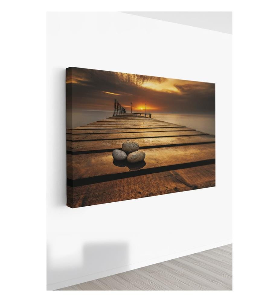 Dekoratives Leinwandbild, mehrfarbig, 100 % LEINWAND