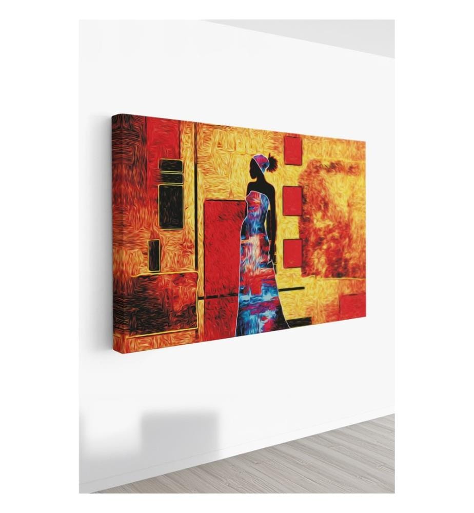 Dekoratives Leinwandbild, mehrfarbig, 100 % LEINWAND