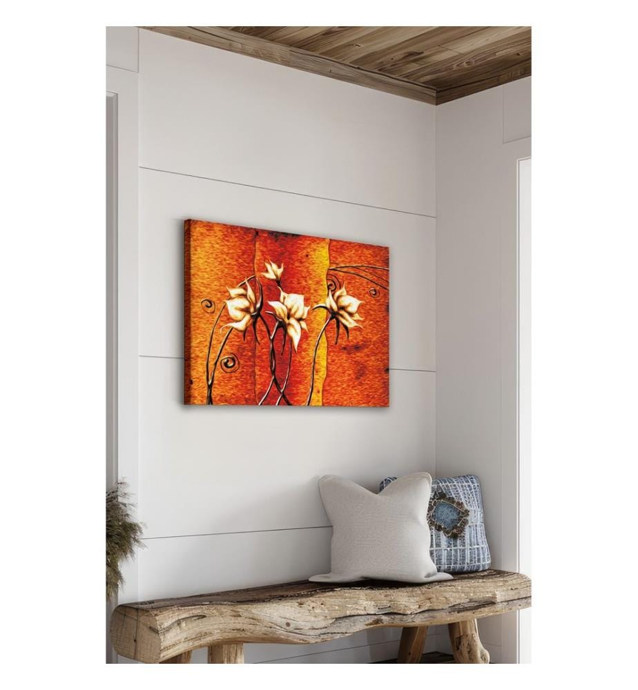Dekoratives Leinwandbild, mehrfarbig, 100 % LEINWAND