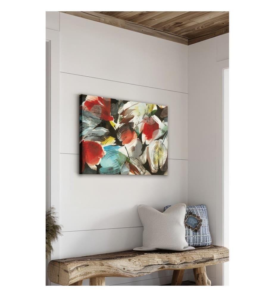 Dekoratives Leinwandbild, mehrfarbig, 100 % LEINWAND