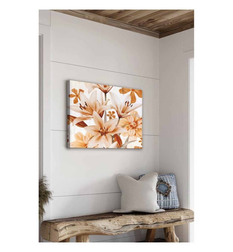 Dekoratives Leinwandbild, mehrfarbig, 100 % LEINWAND