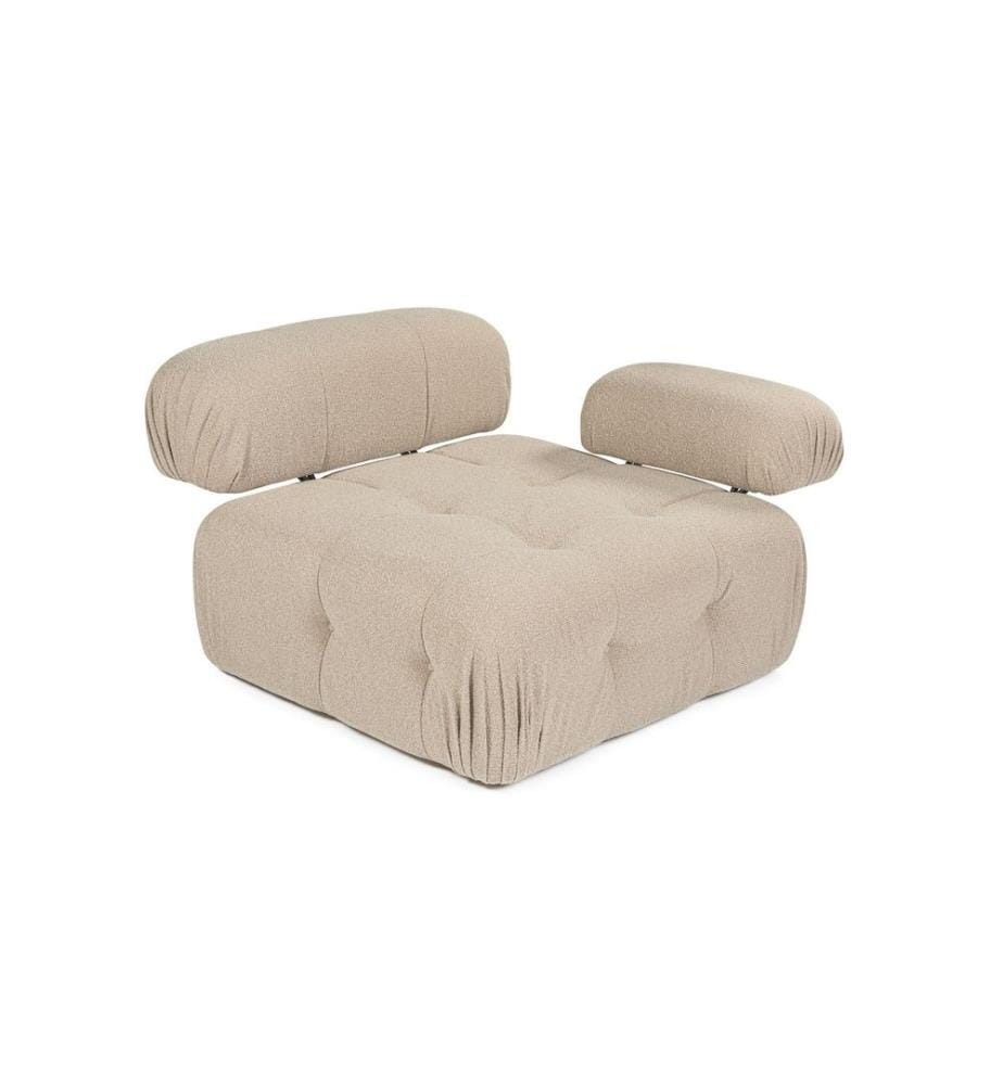 Divano a 1 posto, Peach, Struttura: Legno di faggio - truciolato, Tessuto: 100% Poliestere