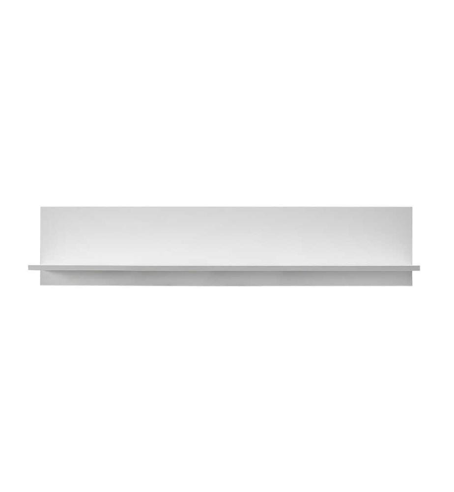 Scaffale a parete, bianco diamante, pannello di particelle rivestito di melamina