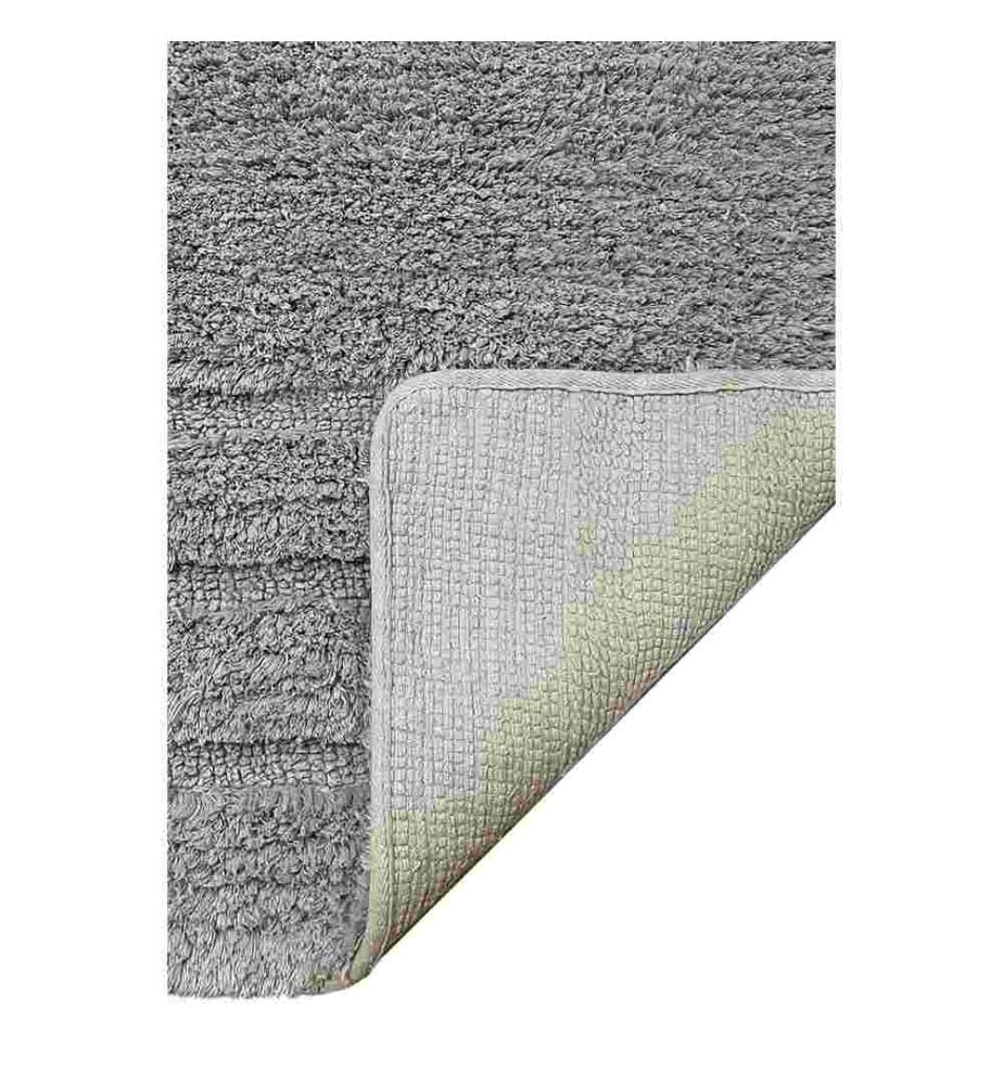 Tapis de bain, gris, 100% coton