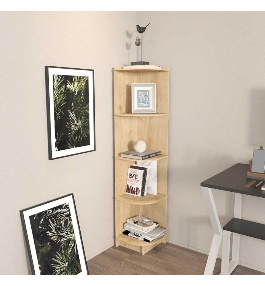 Libreria, Rovere, Pannello di particelle rivestito in melamina