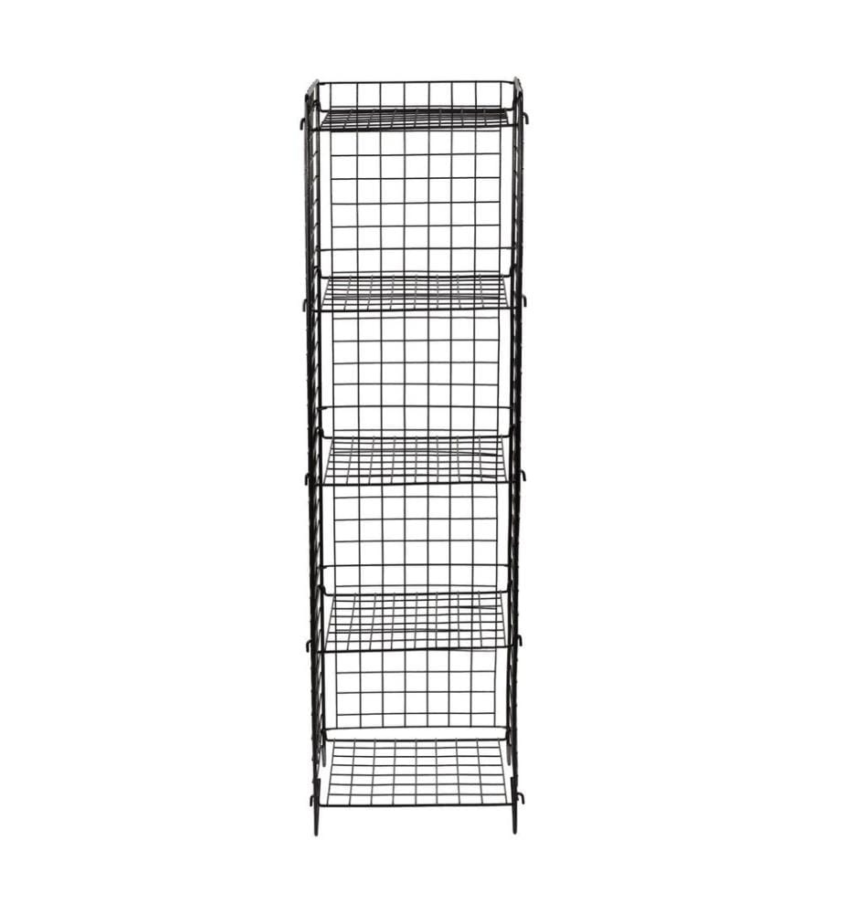 Scaffale, Nero, Struttura: 100% metallo
