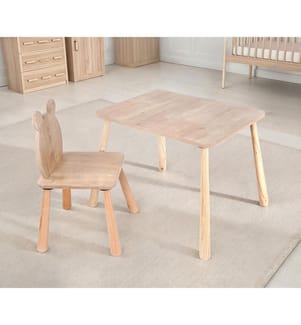 Set de table pour enfant, chêne, corps en MDF