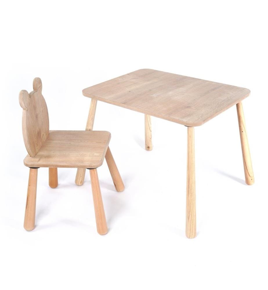 Set de table pour enfant, chêne, corps en MDF
