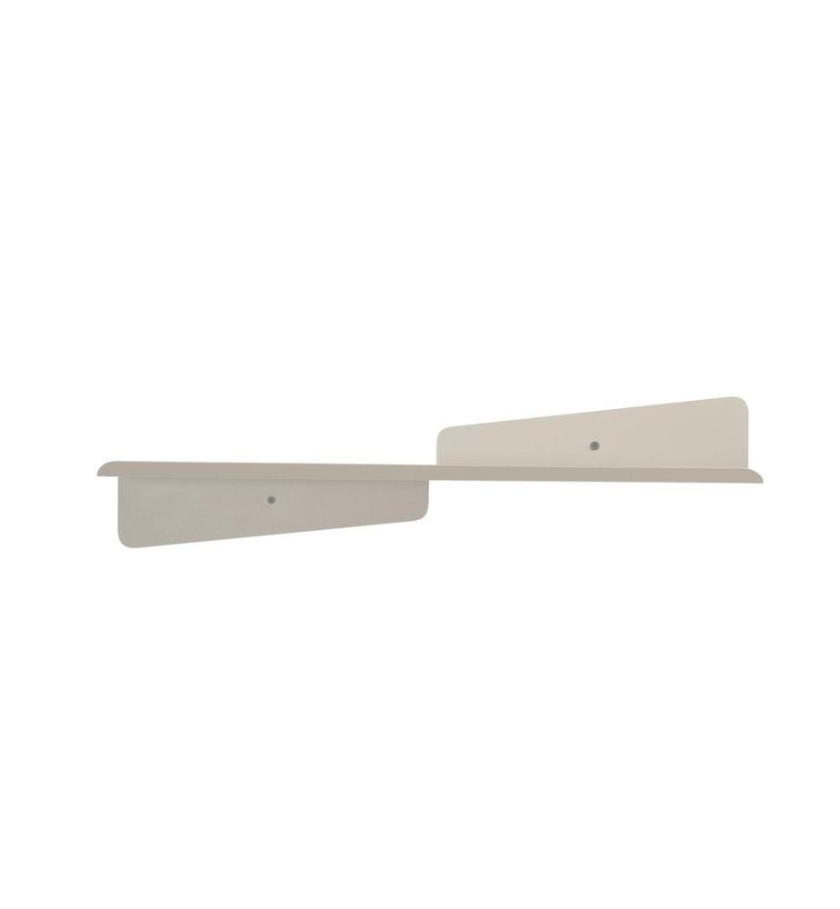Dekoratives Wandregal aus Metall, hellbeige, Rahmen: 100 % Metall