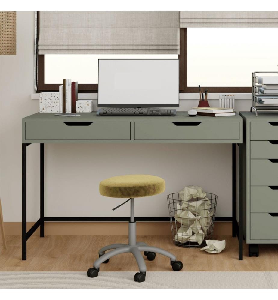 Bureau, vert, 100 % panneau de particules mélaminé