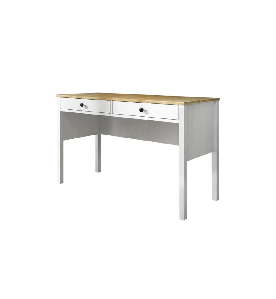 Schreibtisch, Holz, Weiss, 100 % melaminbeschichtete Spanplatte