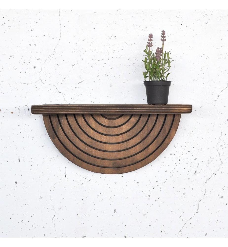 Dekoratives Wandregal aus Holz, 100 % Sperrholz