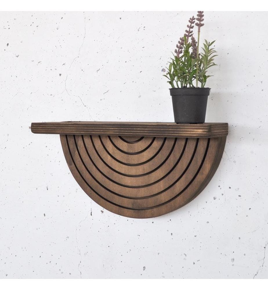 Dekoratives Wandregal aus Holz, 100 % Sperrholz